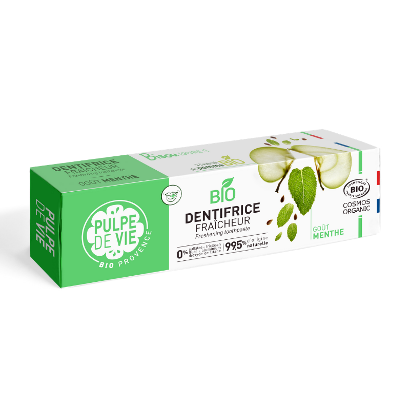 Dentifrice BIO fraicheur goût menthe - 75 ml - PULPE DE VIE – Image 2
