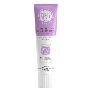 Dentifrice BIO de voyage protection totale avec fluor anti-gaspi - Pulpe de vie