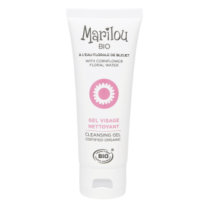 Gel nettoyant visage BIO à l'eau florale de bleuet - 75 ml - MARILOU BIO